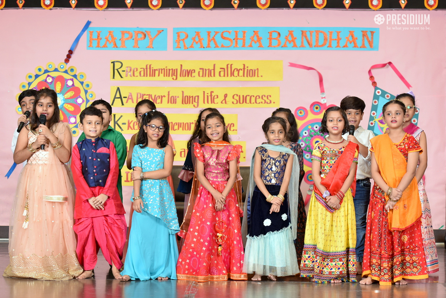 Presidium Rajnagar, PRESIDIANS WEAVE THE ESSENCE OF RAKHI WITH HEARTFELT JOY